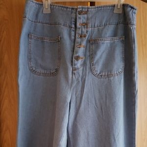 Forever 21 Wide Leg Jeans